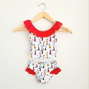 The Oaks Apparel sailboat swimsuit NWT 18M